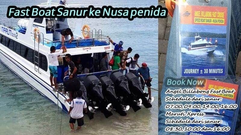 Boat Tickets from Sanur to Nusa Penida