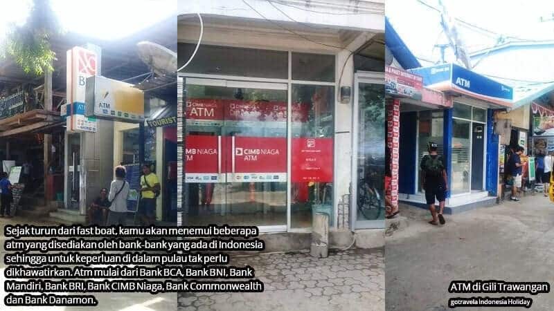 ATM in Gili Trawangan