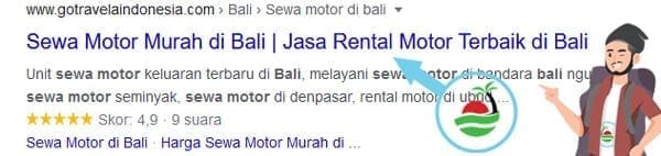 Capture google sewa motor bali