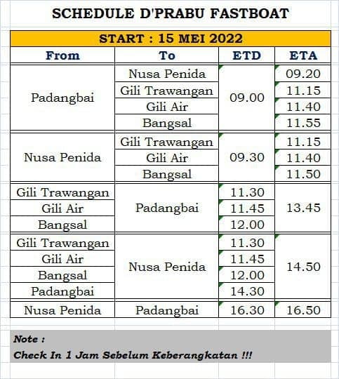 schedule tiket d'prabu fast boat