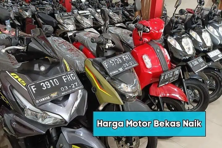 Harga Motor Bekas Naik