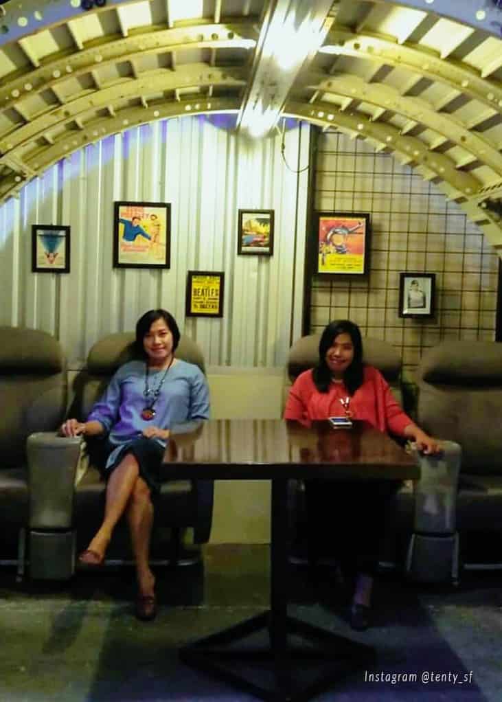 Jogja airplane hangar restaurant