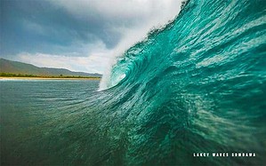 Lakey waves Sumbawa