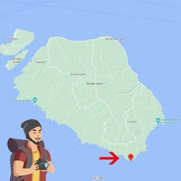 Location of Tanjung Bakung