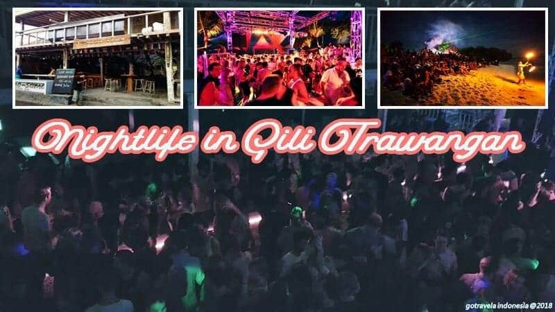 Nightlife in gili trawangan