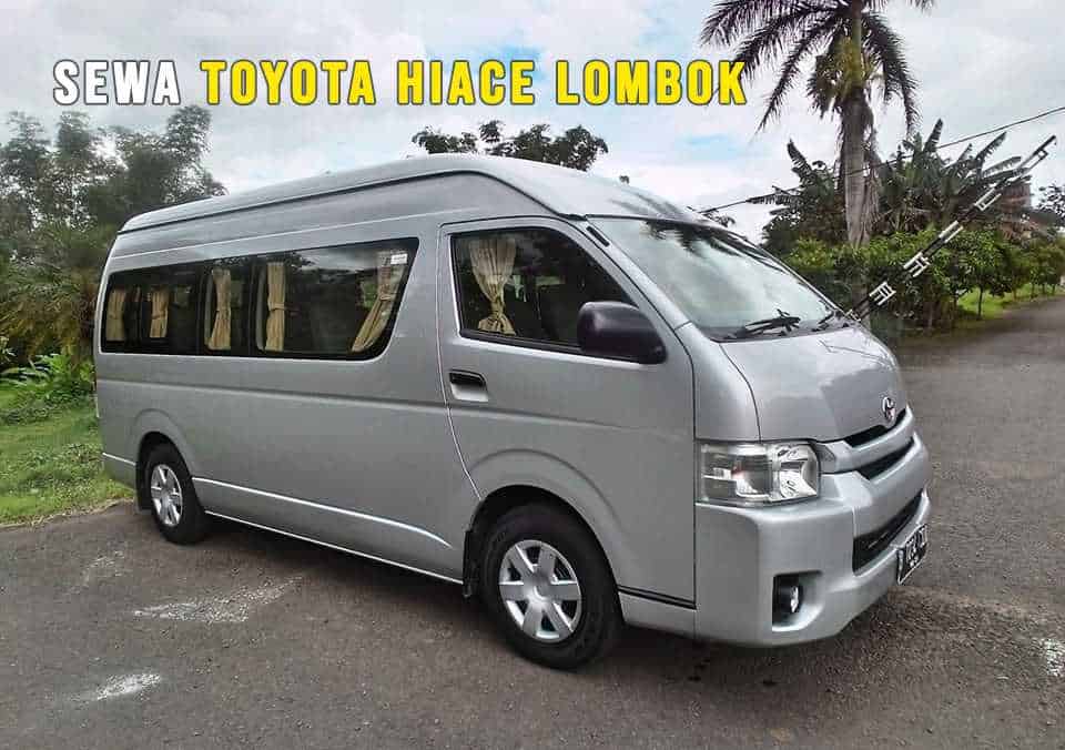 Toyota Hiace kapasitas 16 orang
