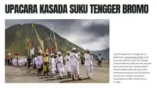 Upacara Kasada Tengger Bromo Hindu