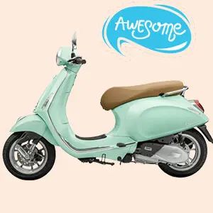 Sewa Vespa Primavera Bali – scooter mewah bergaya untuk turis asing di Bali