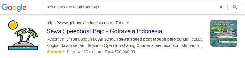 google-sewa-speedboat-bajo