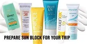 persiapkan Sunblock