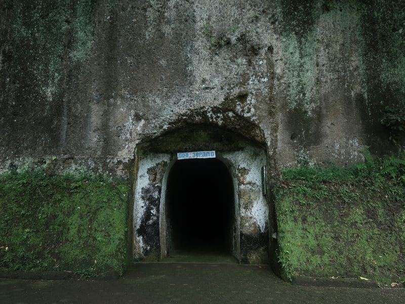 history of the Dutch cave in Bandung